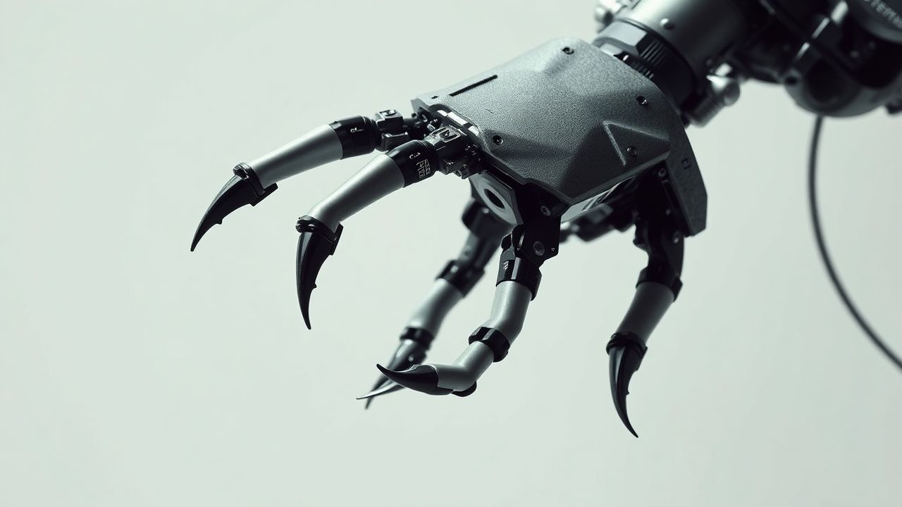 OpenClaw-Nutzer zeigt bereitstehenden Greifarm