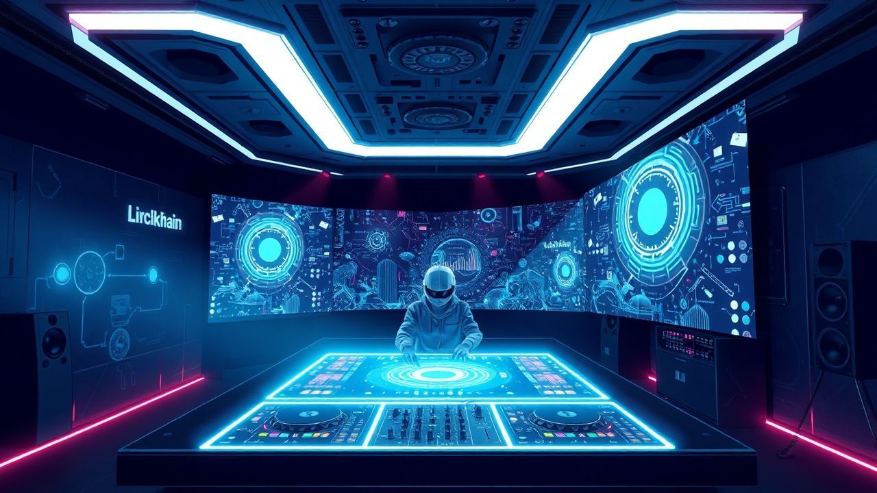 Virtueller DJ @_AI_DJ spielt auf Launch-Party von Virtuals.io